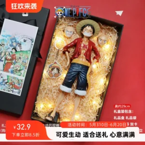 海賊王手辦路飛索隆山治喬巴艾斯q版公仔日模型擺件周邊生日禮物